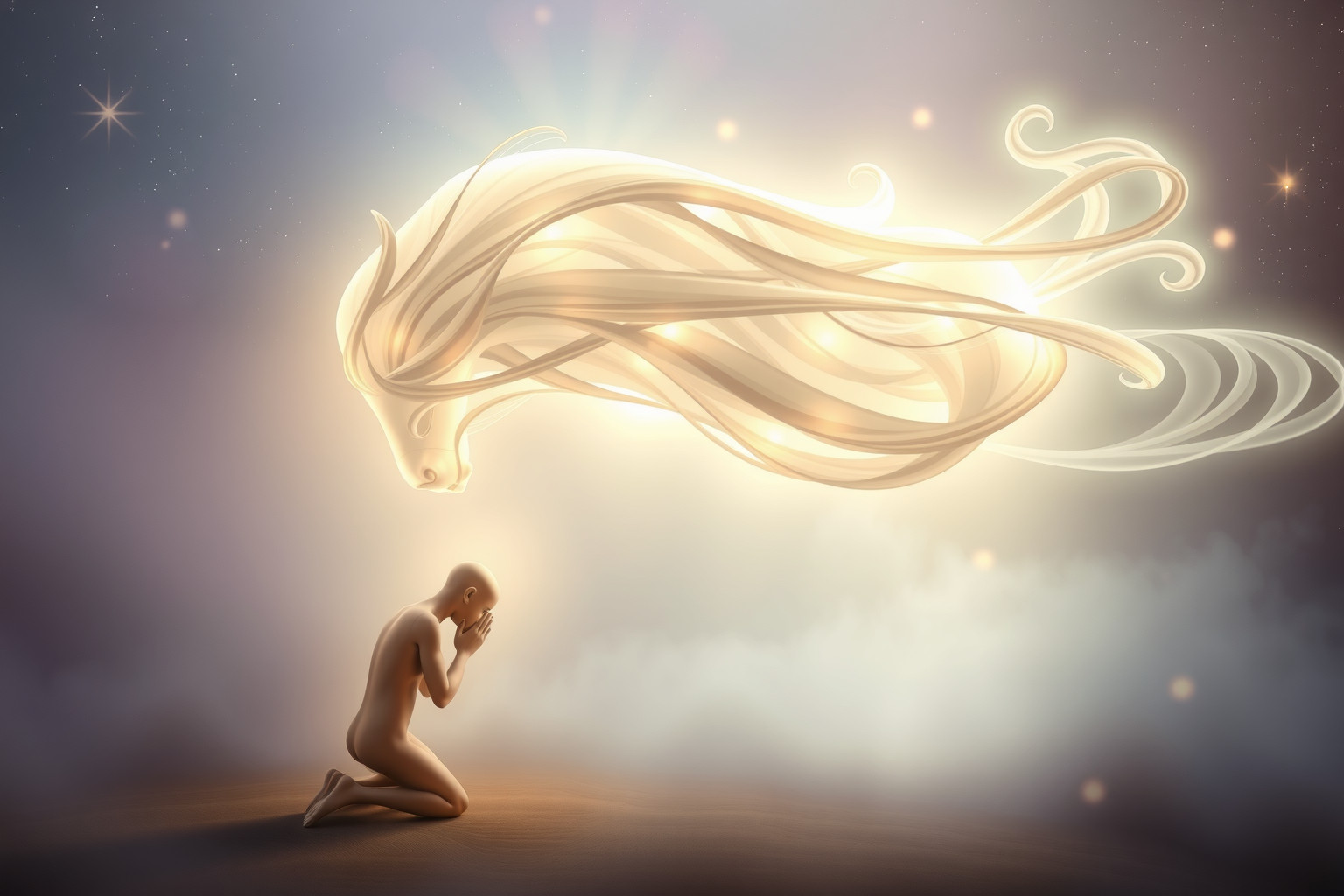 Sognare di inchinarsi a un animale simboleggia rispetto e adattamento.