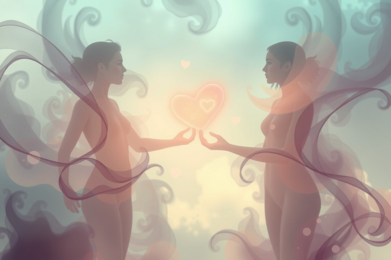 Sognare amore e paura riflette conflitti interiori emotivi irrisolti.