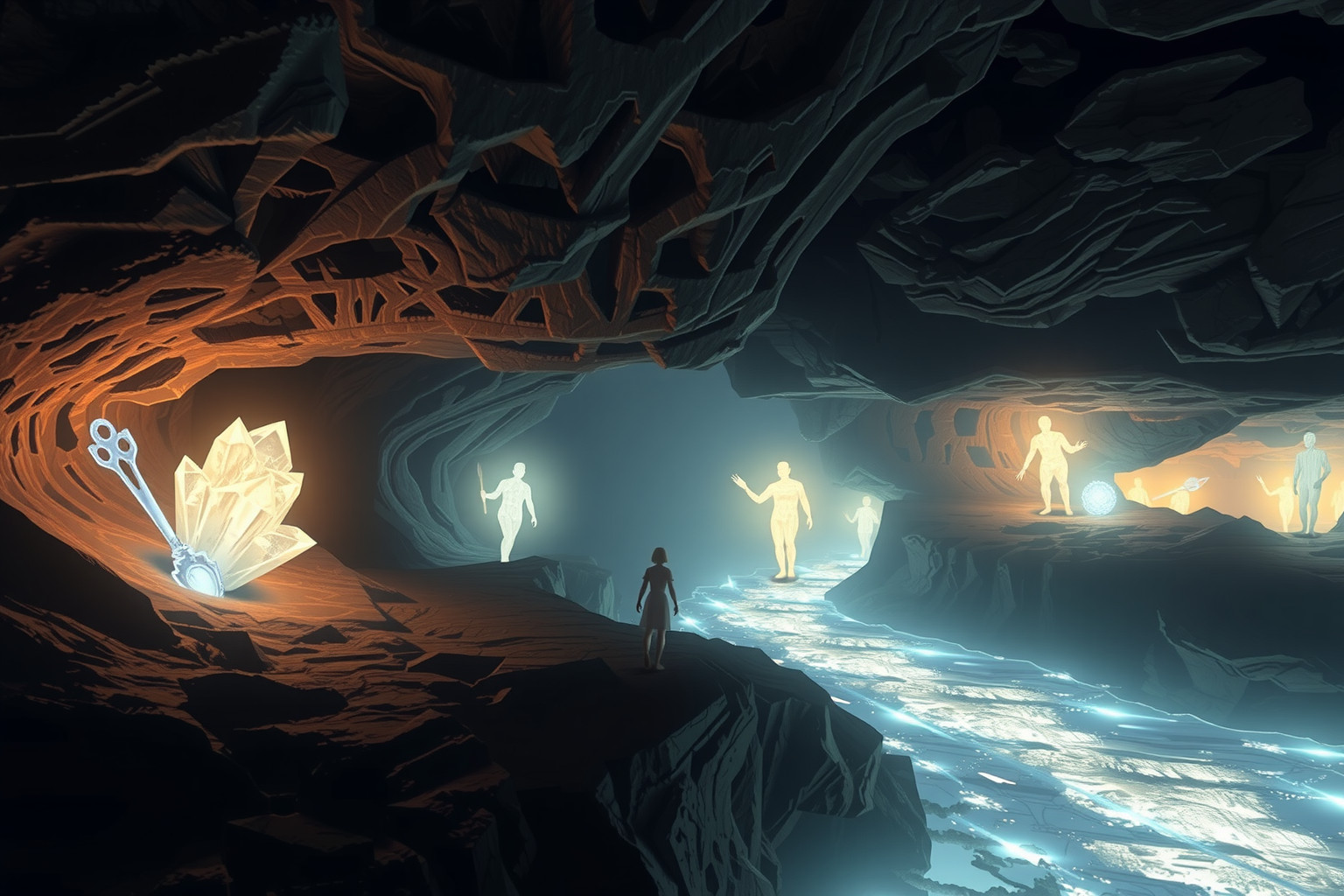 Sognare miniere rappresenta la ricerca di ricchezze interiori nascoste.