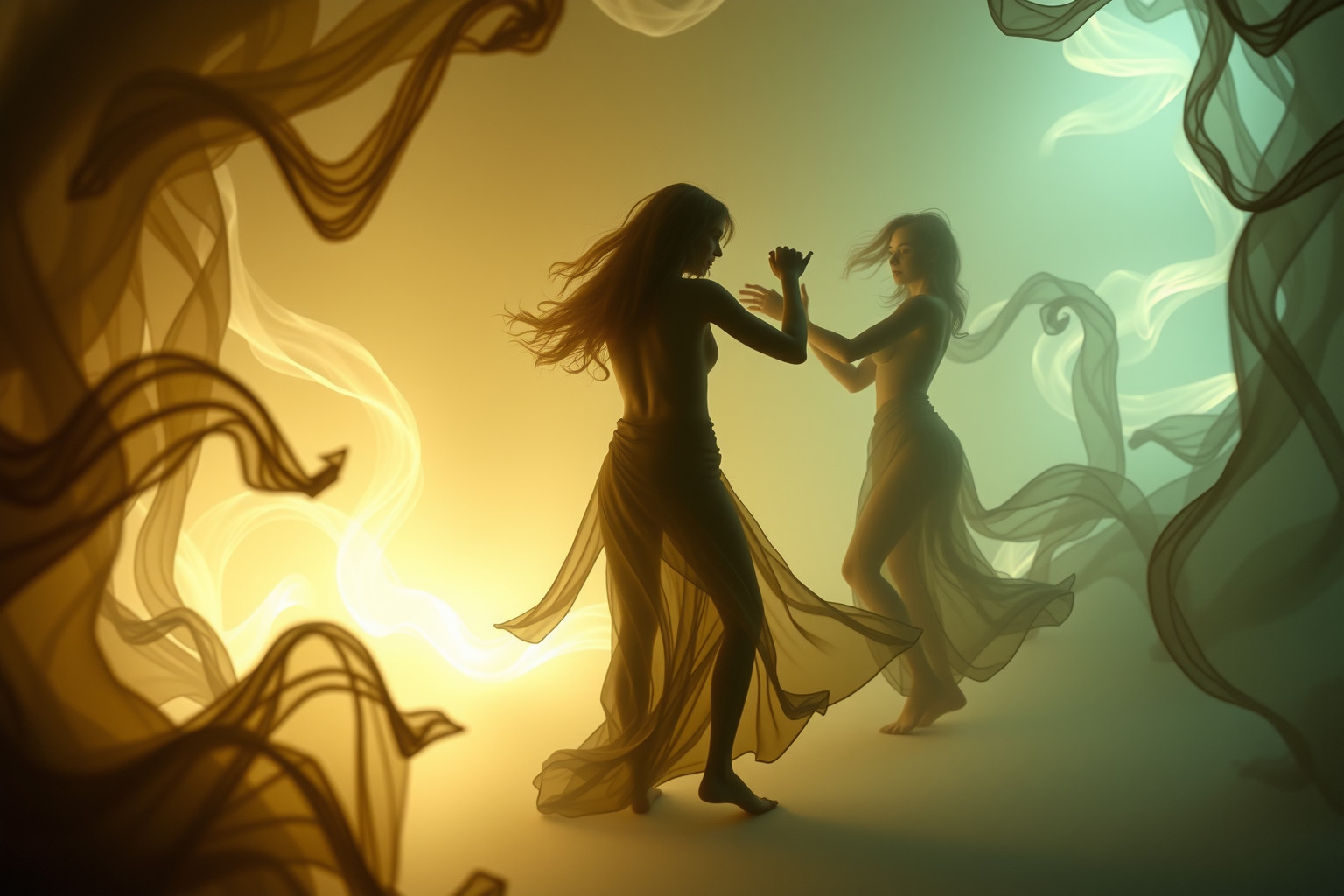 Litigare in un vano di raccolta simboleggia conflitti interiori nascosti.