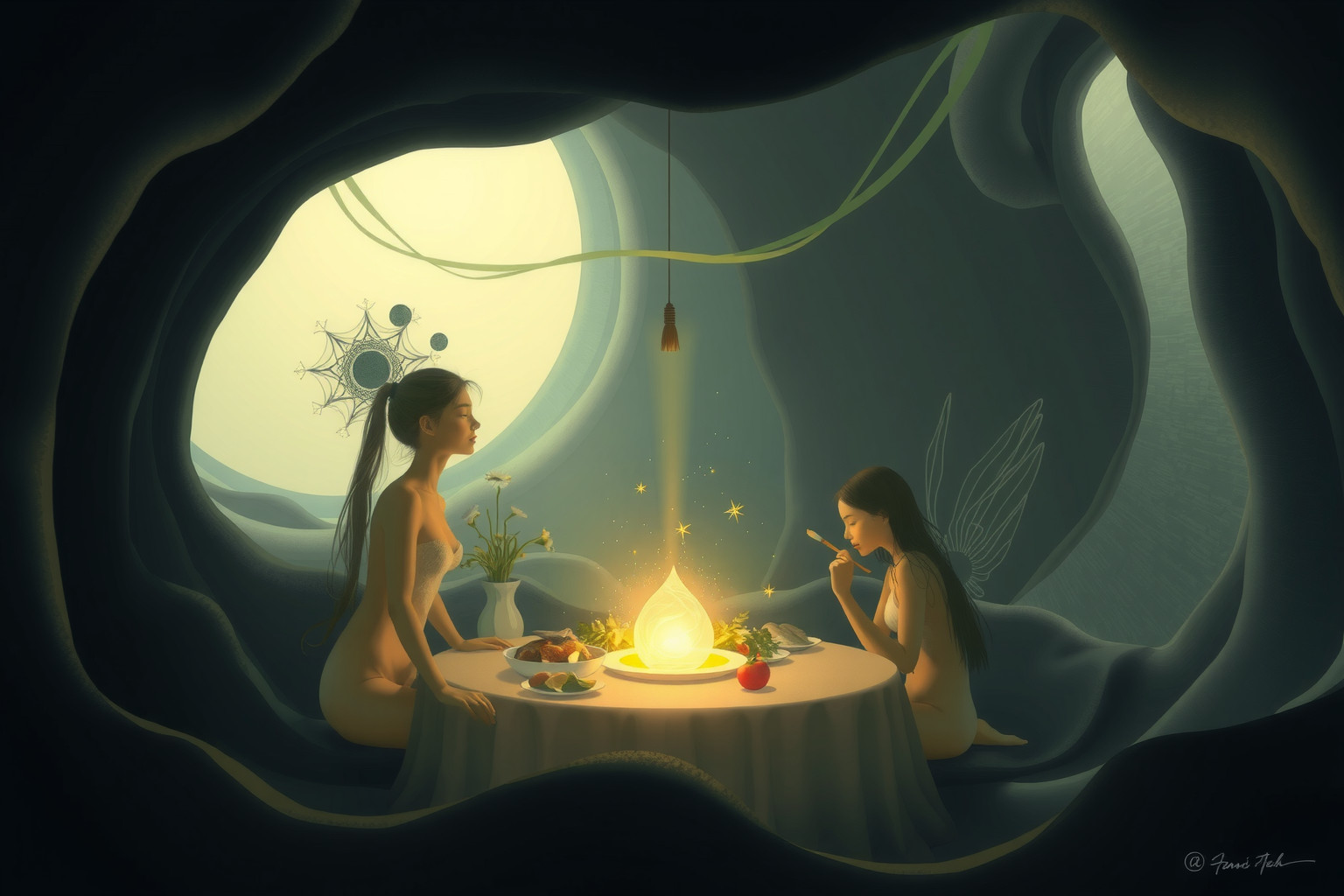 Sognare catacombe simboleggia ricerca di nutrimento spirituale profondo.