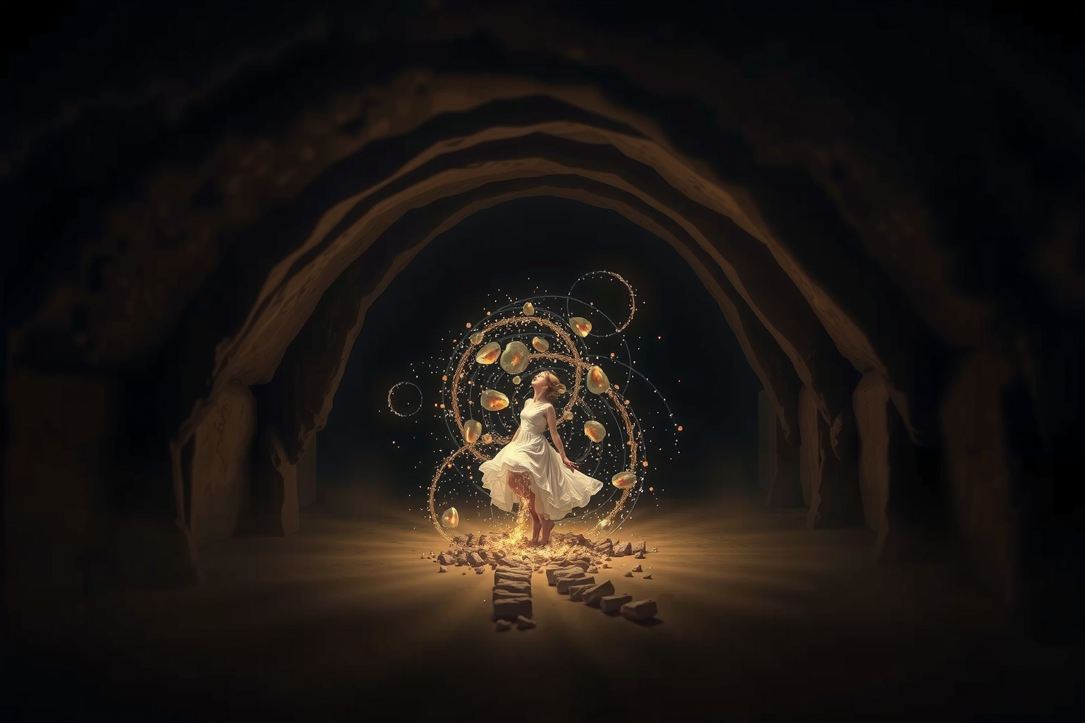 Sognare catacombe simboleggia trasformazione e fine di un ciclo.