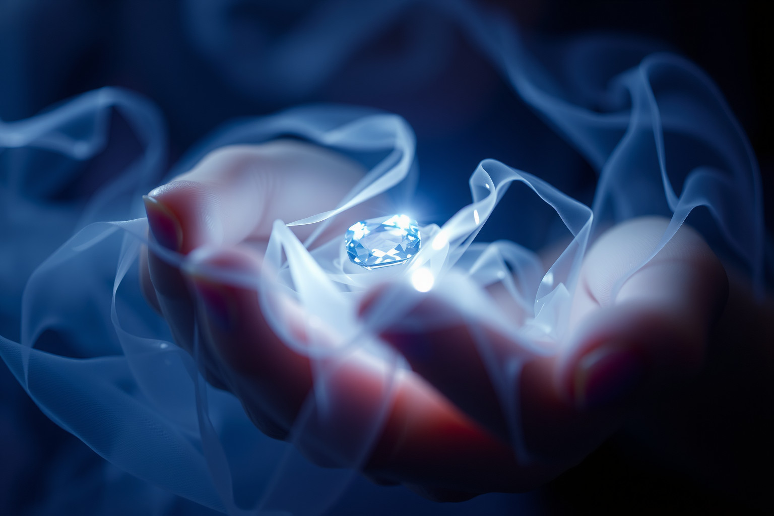 Sognare di nascondere uno zaffiro indica segreti preziosi custoditi.