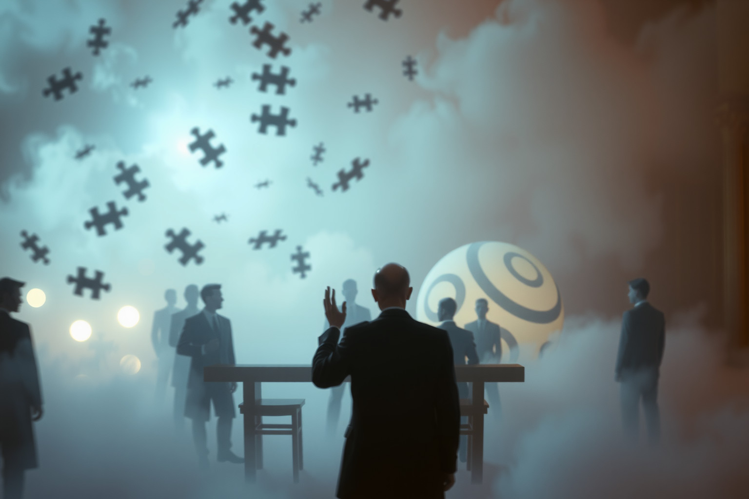 Sognare confusione in tribunale riflette dubbi interiori irrisolti.