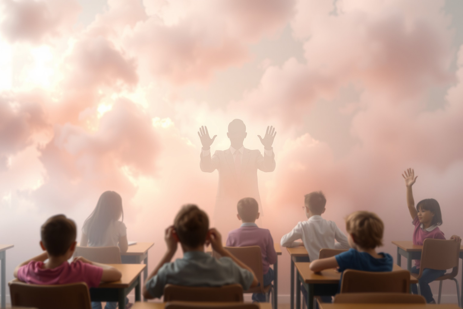 Sognare caos in classe riflette insicurezza e ansia di controllo.