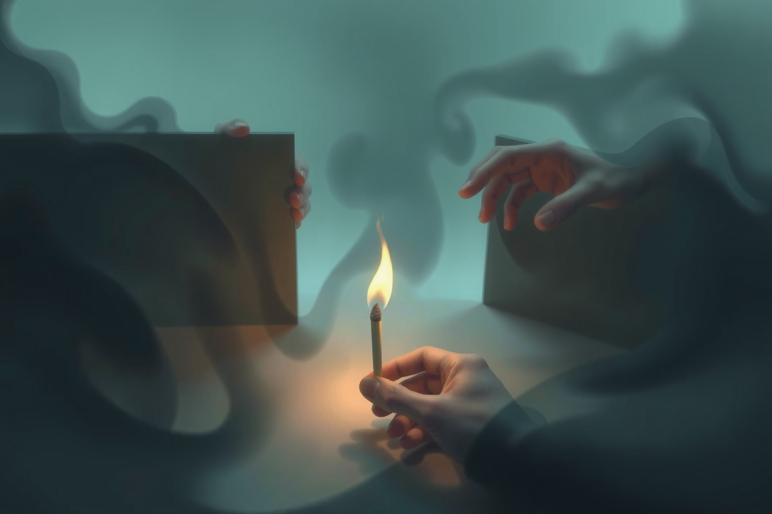 Sognare fiammiferi spenti indica blocchi interiori e frustrazione personale.