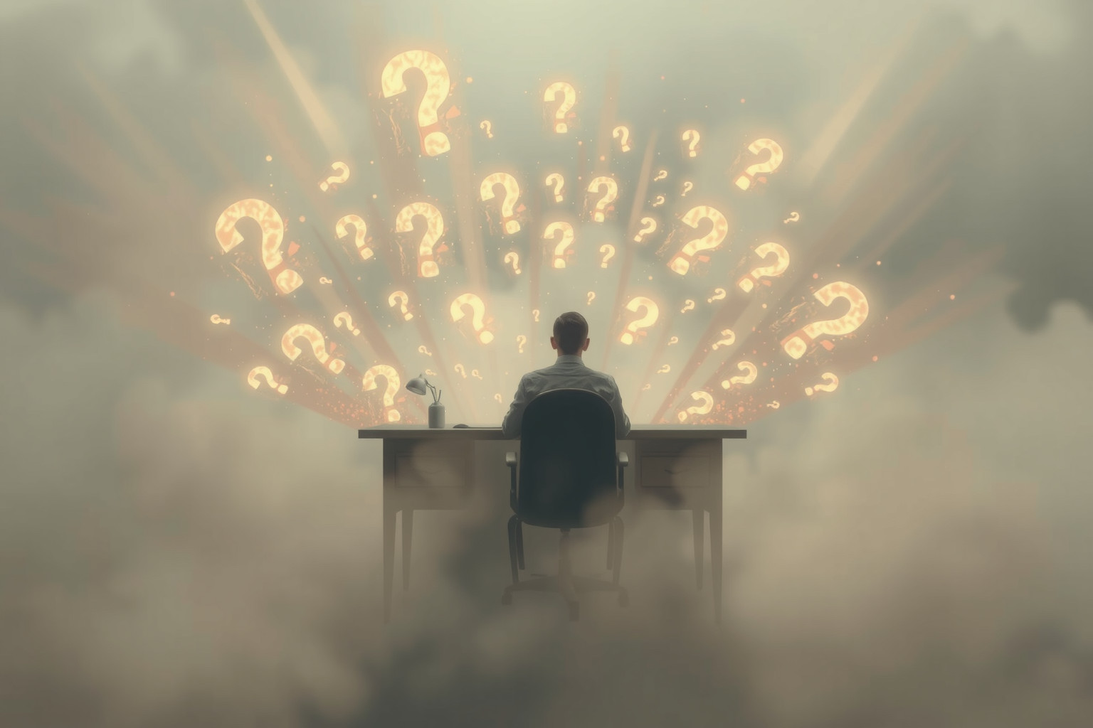 Sognare confusione in interrogazione riflette ansia da prestazione nascosta.