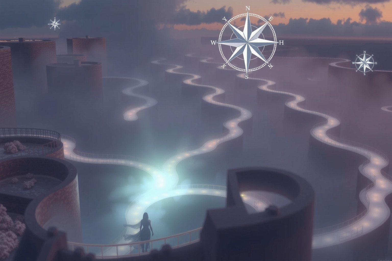 Sognare smarrimento riflette insicurezza e desiderio di guida interiore.