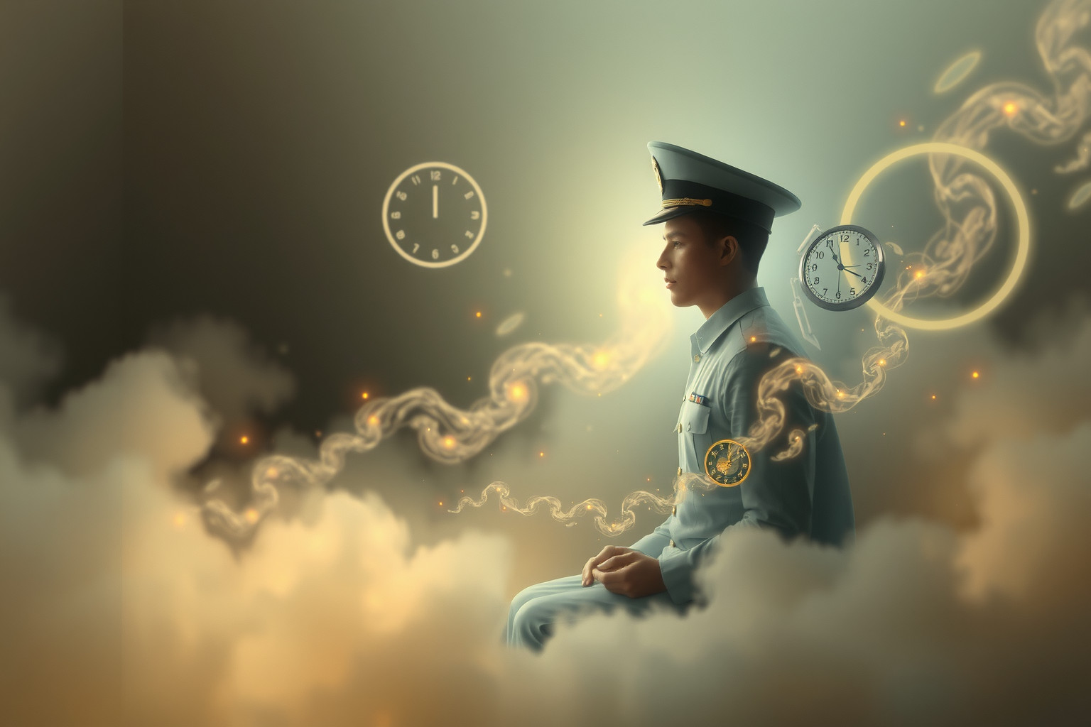 Sognare l'ufficiale riflette ansia e rispetto per l'autorità militare.