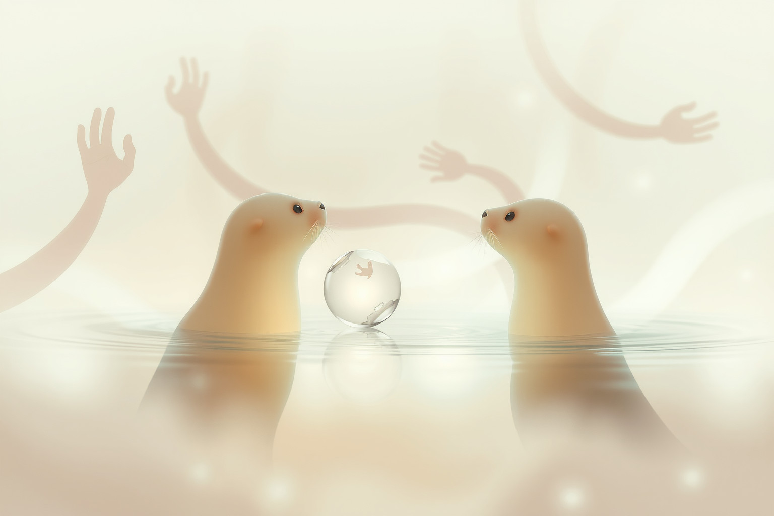 Sognare di parlare con una lontra simboleggia comunicazione emotiva profonda.