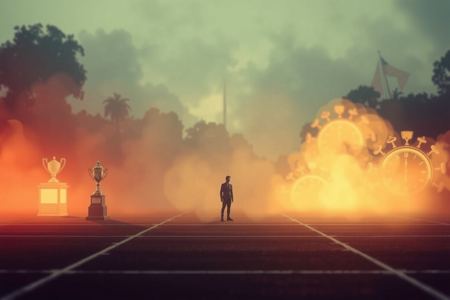 Sognare di perdere una competizione riflette paura di fallimento imminente.