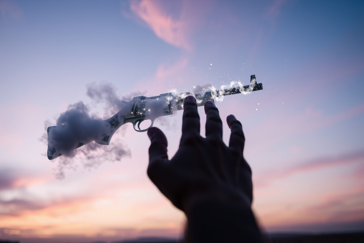 Sognare di perdere un'arma indica insicurezza e perdita di controllo.