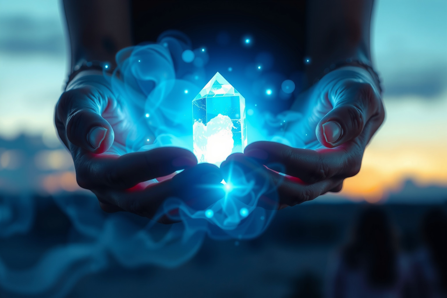 Perdere un'azzurrite nei sogni simboleggia paura di isolamento spirituale.