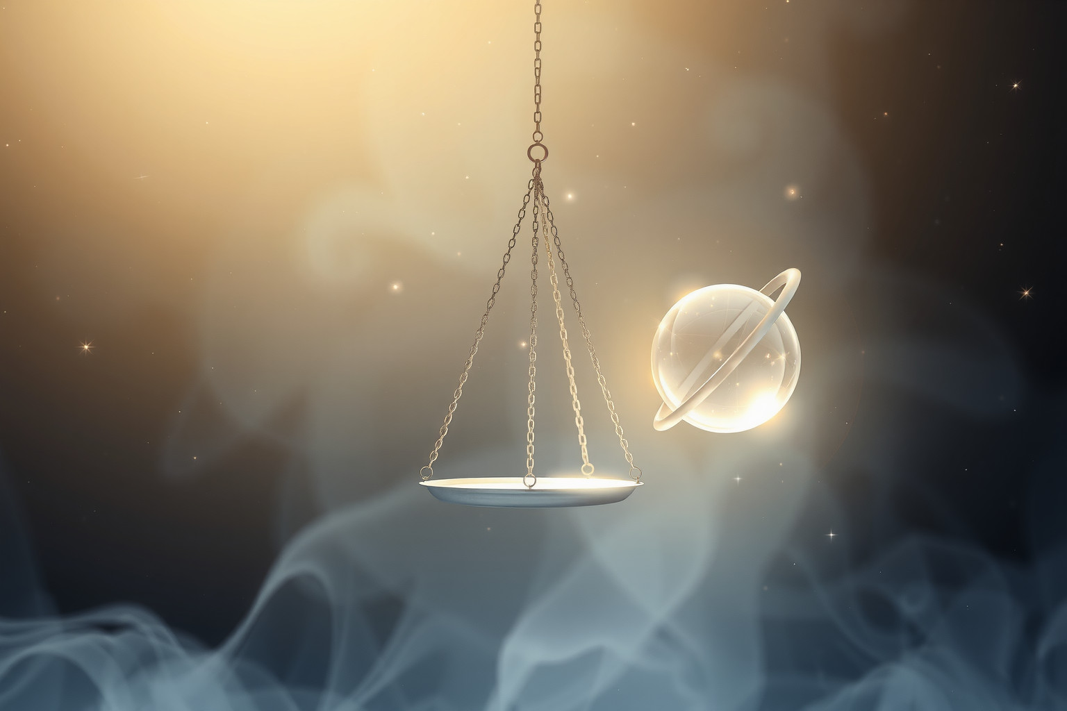 Sognare di pesare l'anima simboleggia equilibrio tra cuore e mente.