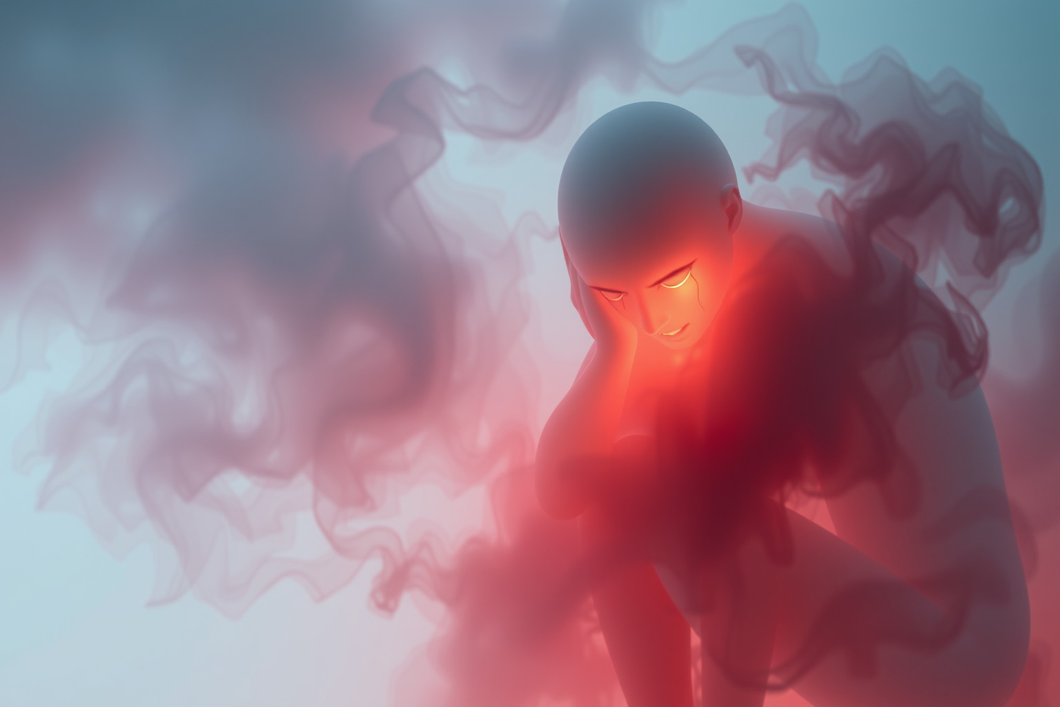 Sognare pianto rabbioso rivela tristezza nascosta e bisogno conforto.