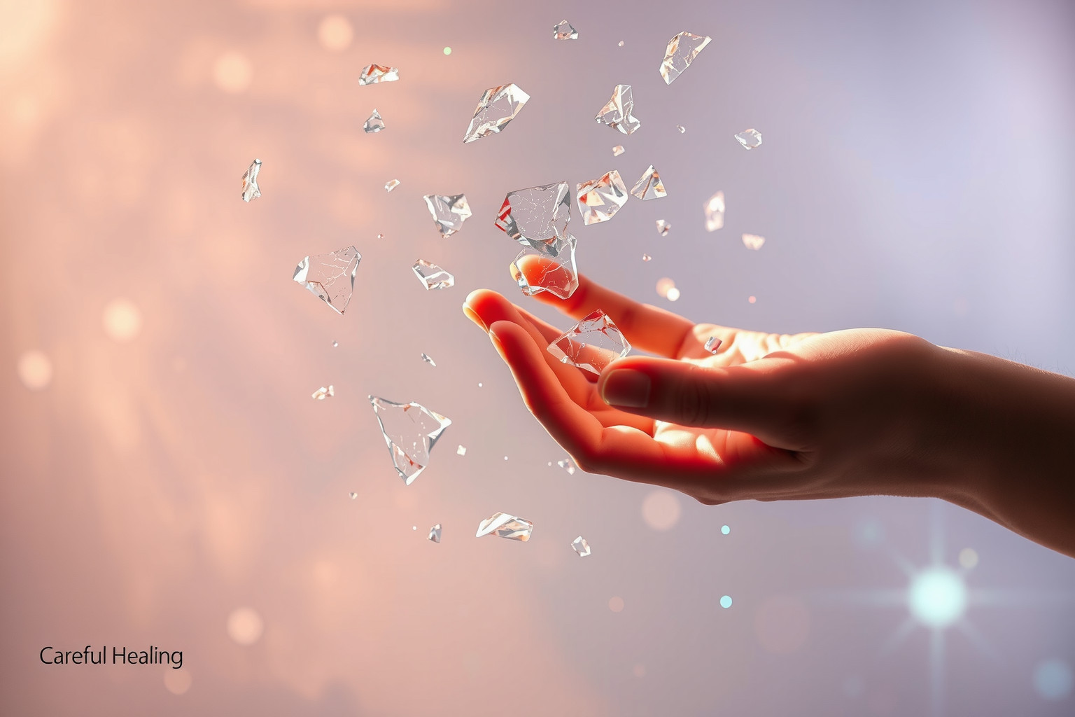 Sognare schegge di vetro simboleggia vulnerabilità emotiva e paure nascoste.