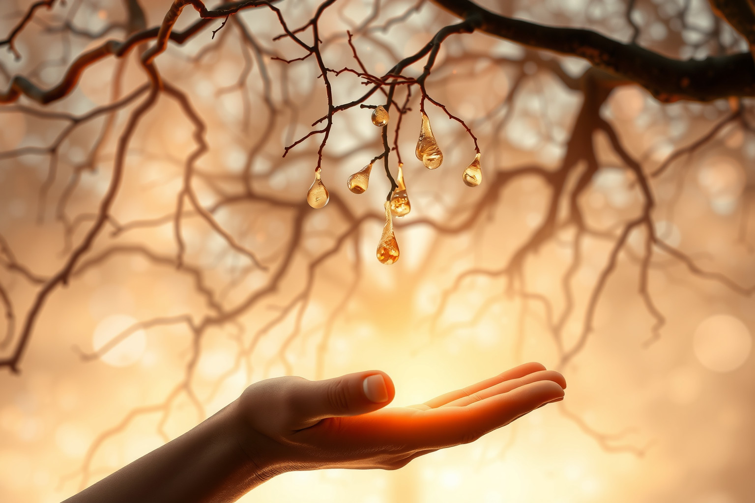 Sognare resina simboleggia guarigione e protezione interiore nascosta.