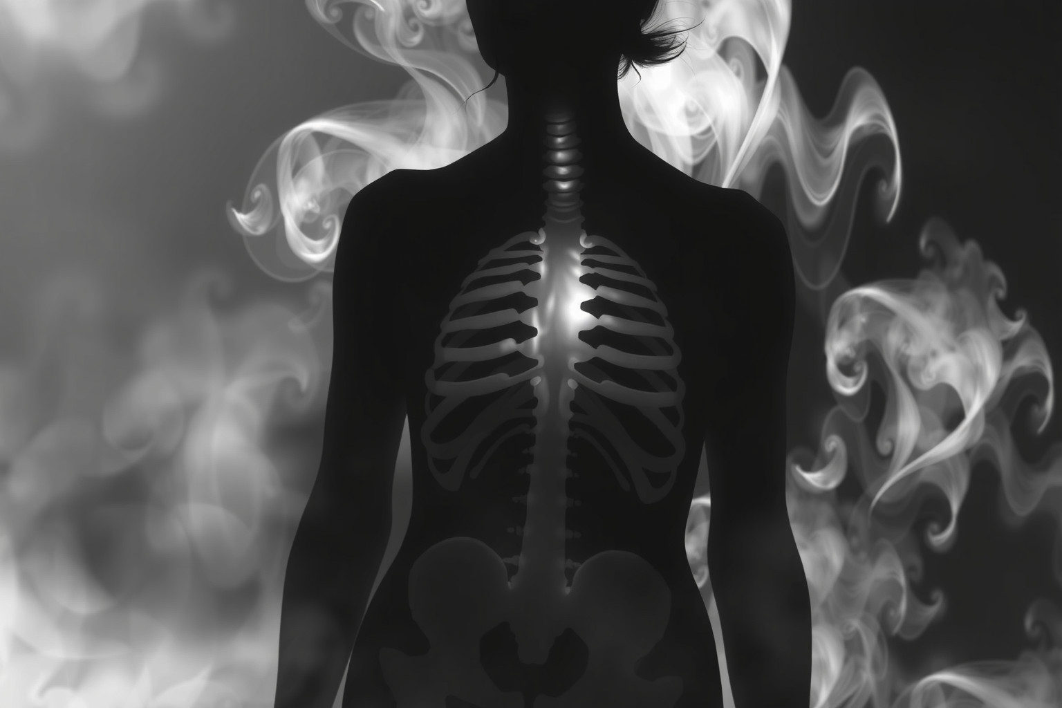 Sognare raggi X in bianco e nero rivela verità nascoste interiori.