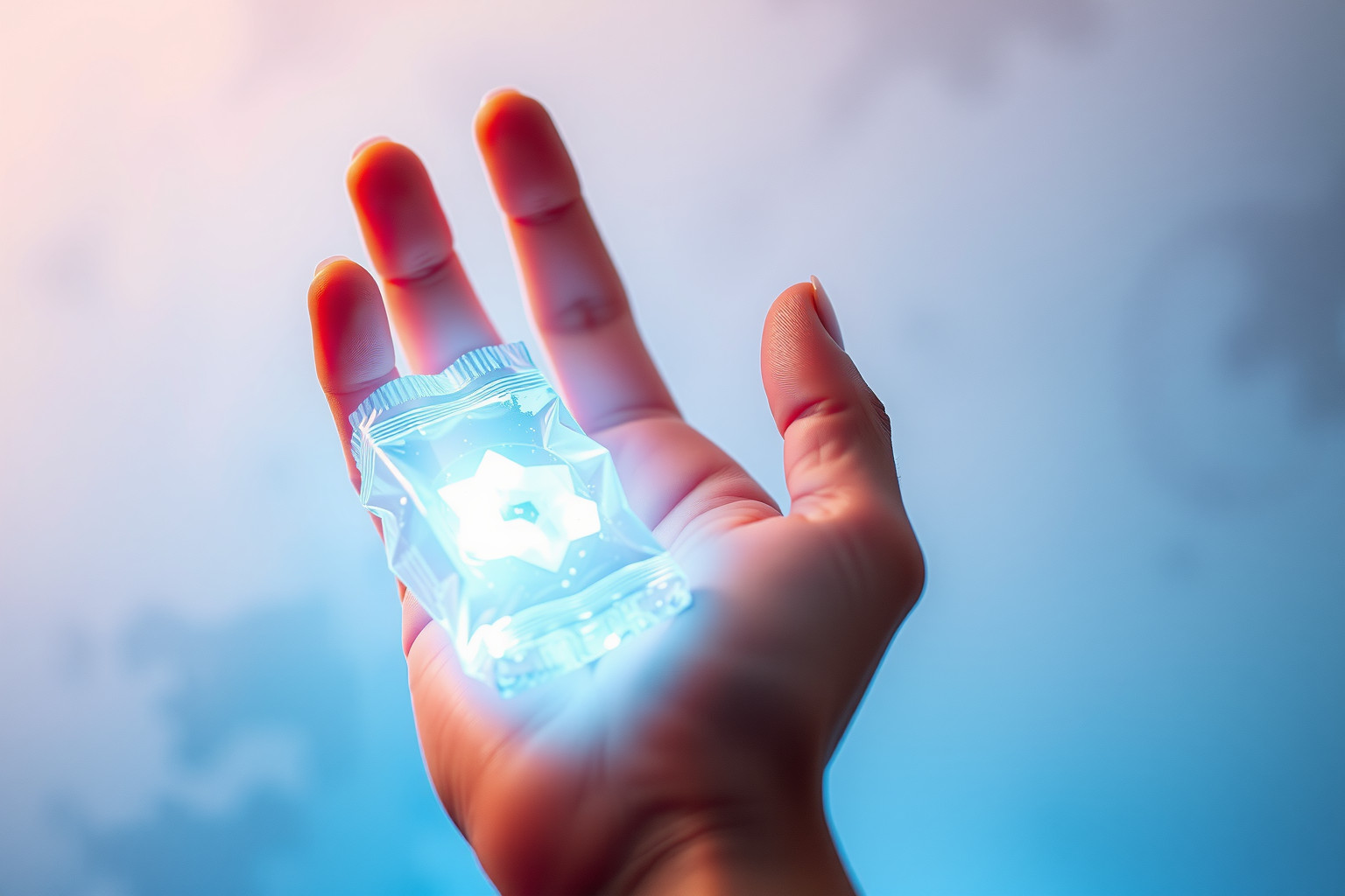 Sognare un impacco di ghiaccio simboleggia freddezza emotiva e guarigione.