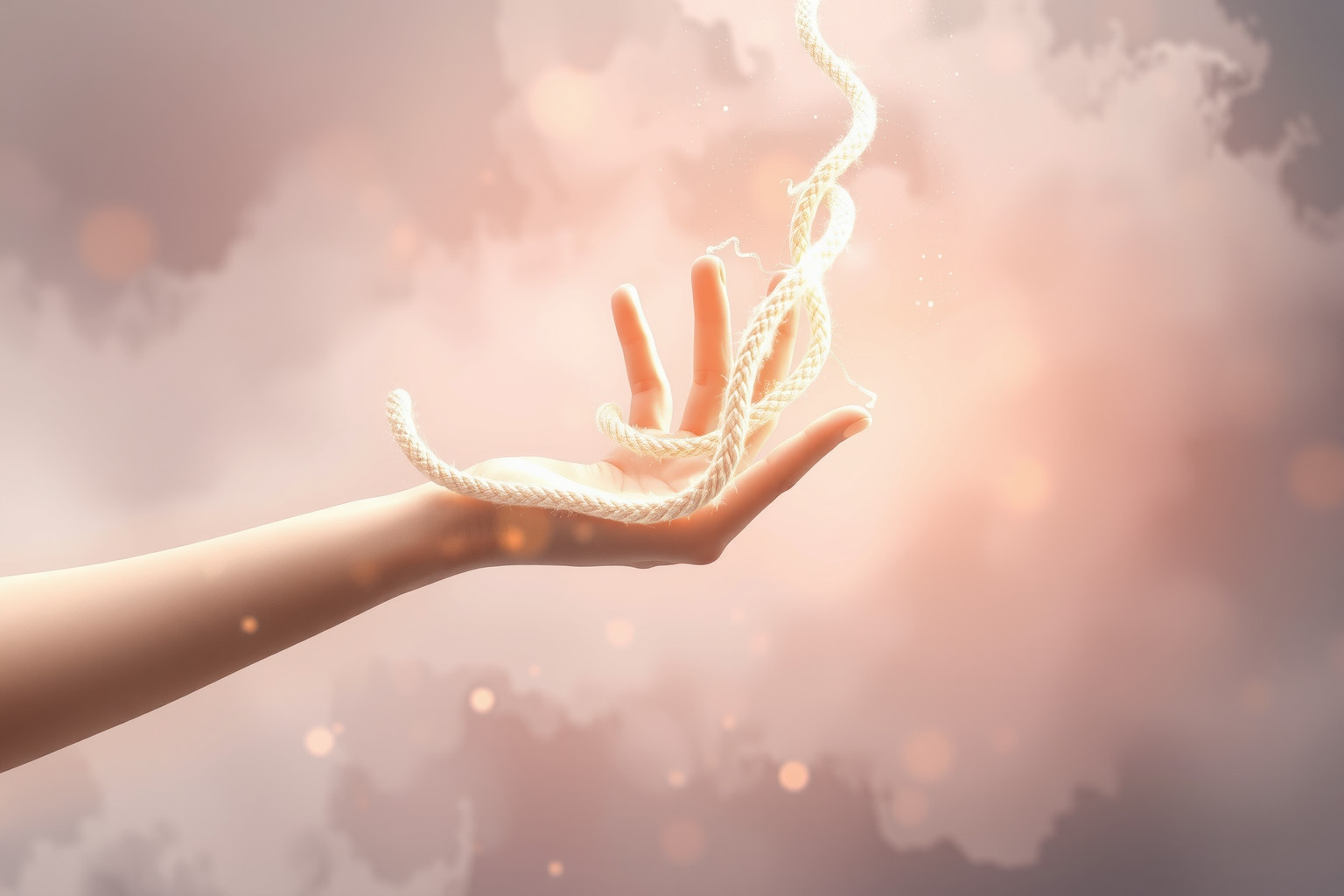 Sognare una corda di controllo riflette il bisogno di dominare emozioni.