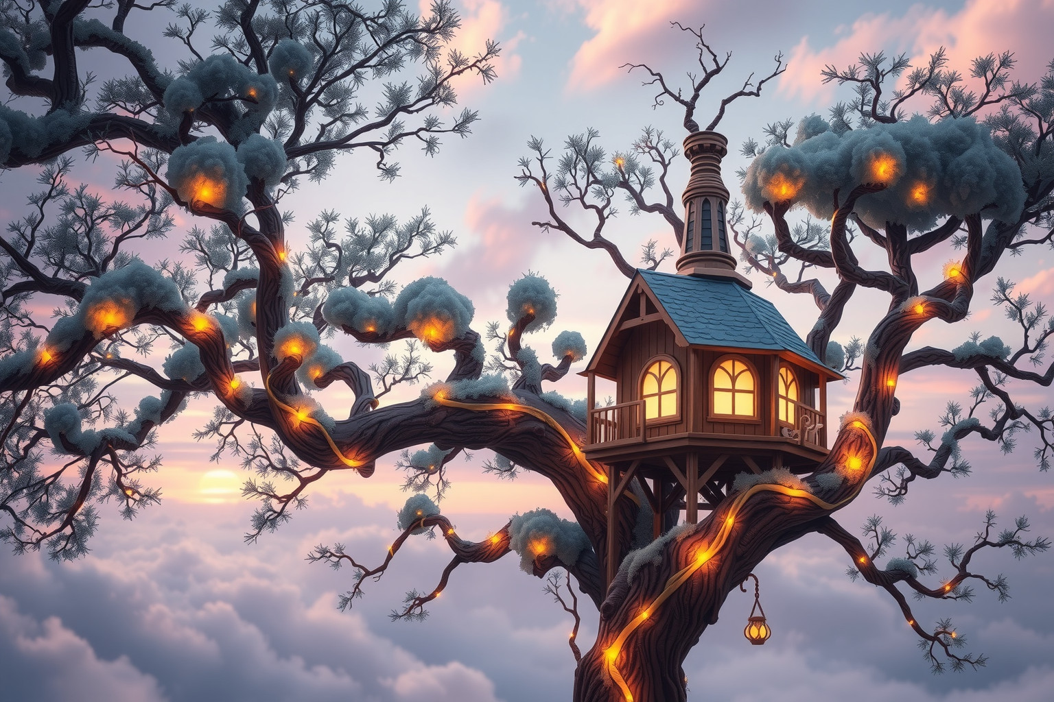 Sognare una casa sull'albero simboleggia sicurezza e libertà infantile.