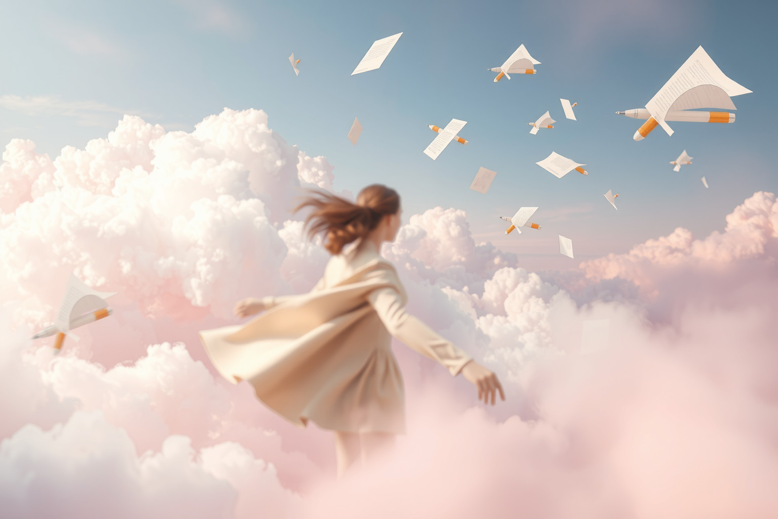 Sognare di scappare dai compiti riflette ansia da responsabilità futura.