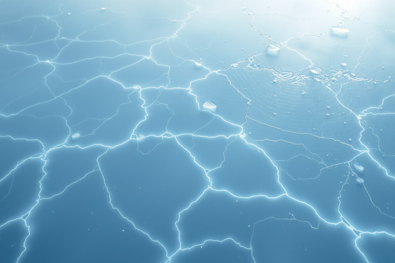 Sognare il ghiaccio che si rompe simboleggia cambiamenti imminenti profondi.