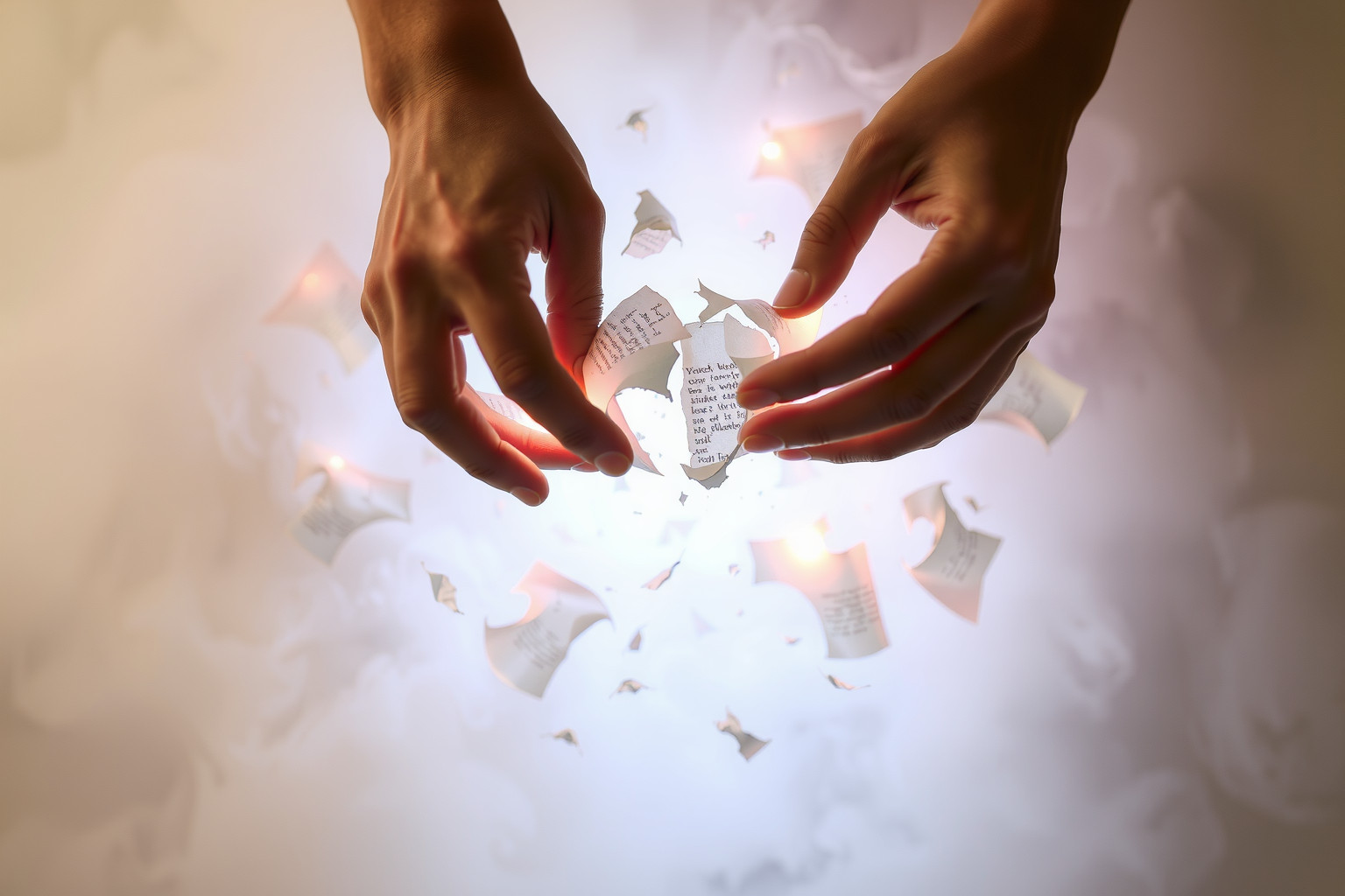 Strappare poesie nei sogni indica rifiuto di emozioni passate.