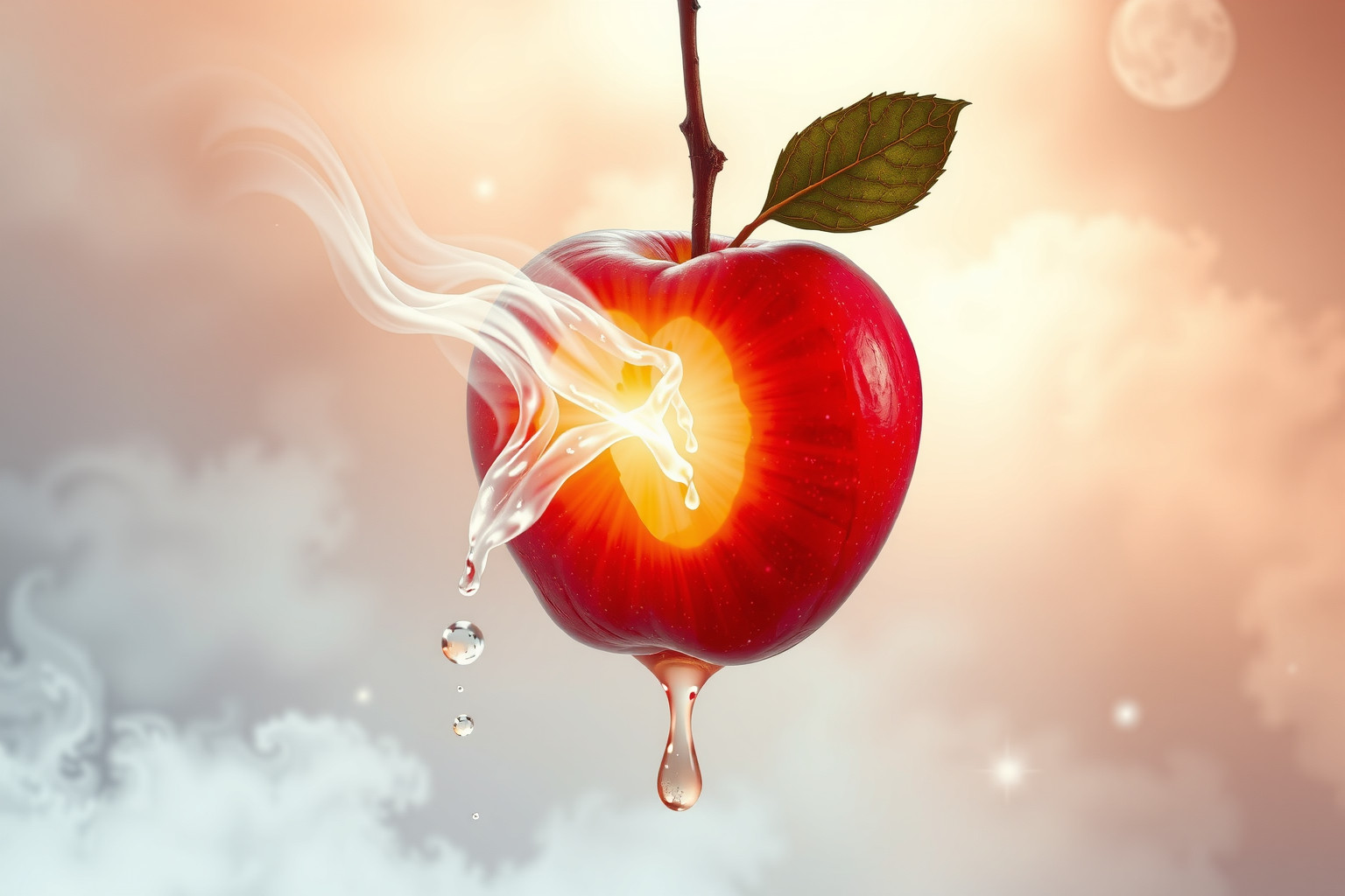 Sognare di tagliare una mela rossa simboleggia nuove opportunità creative.