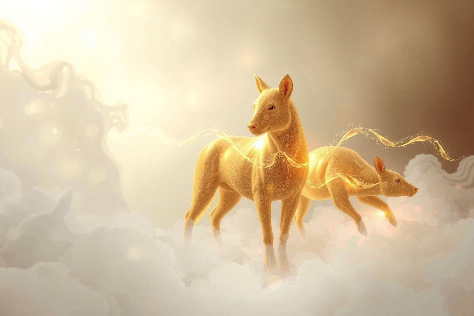 Sognare animali d’oro simboleggia trasformazione e potere interiore.