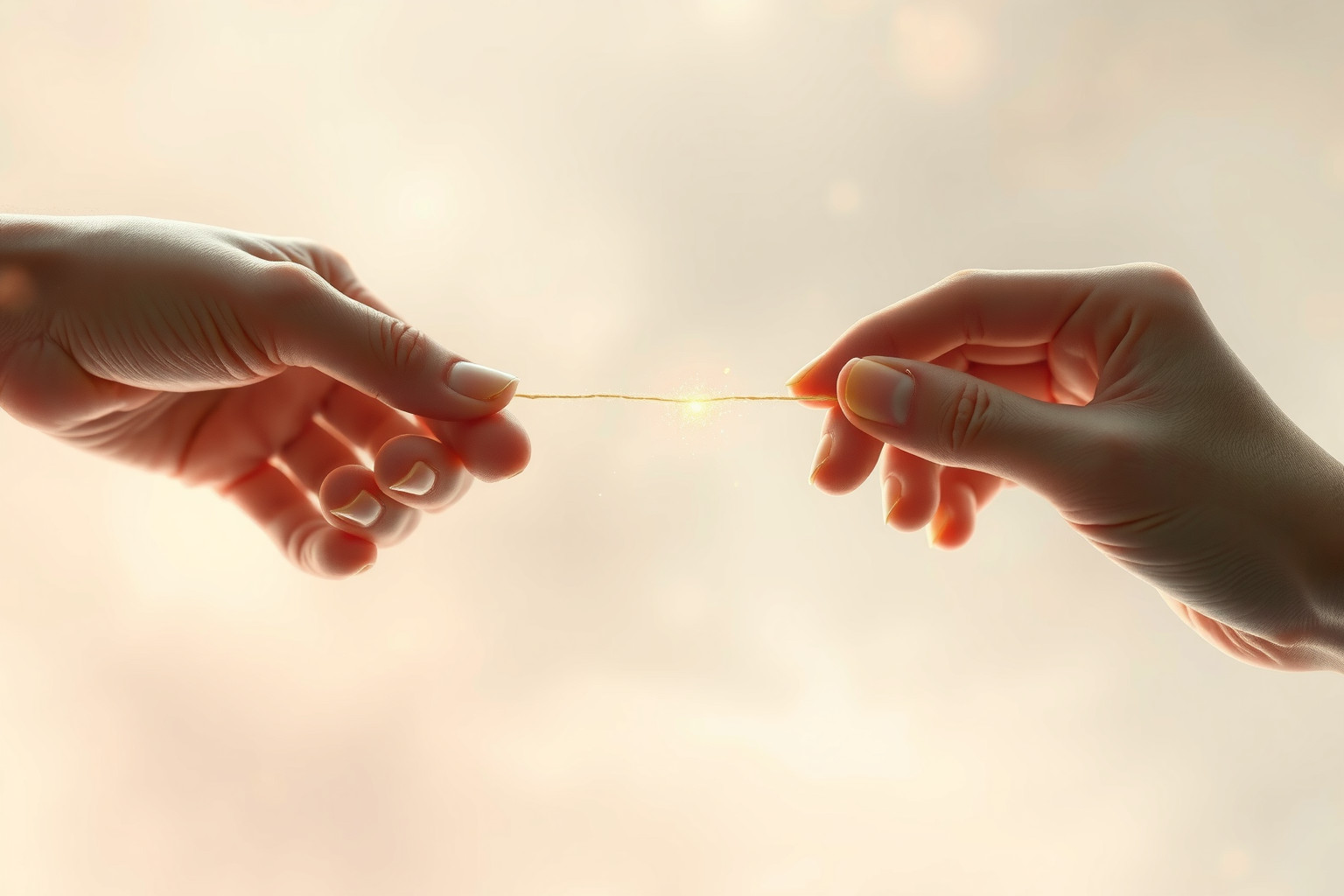 Sognare un filo che si spezza simboleggia perdita di controllo imminente.