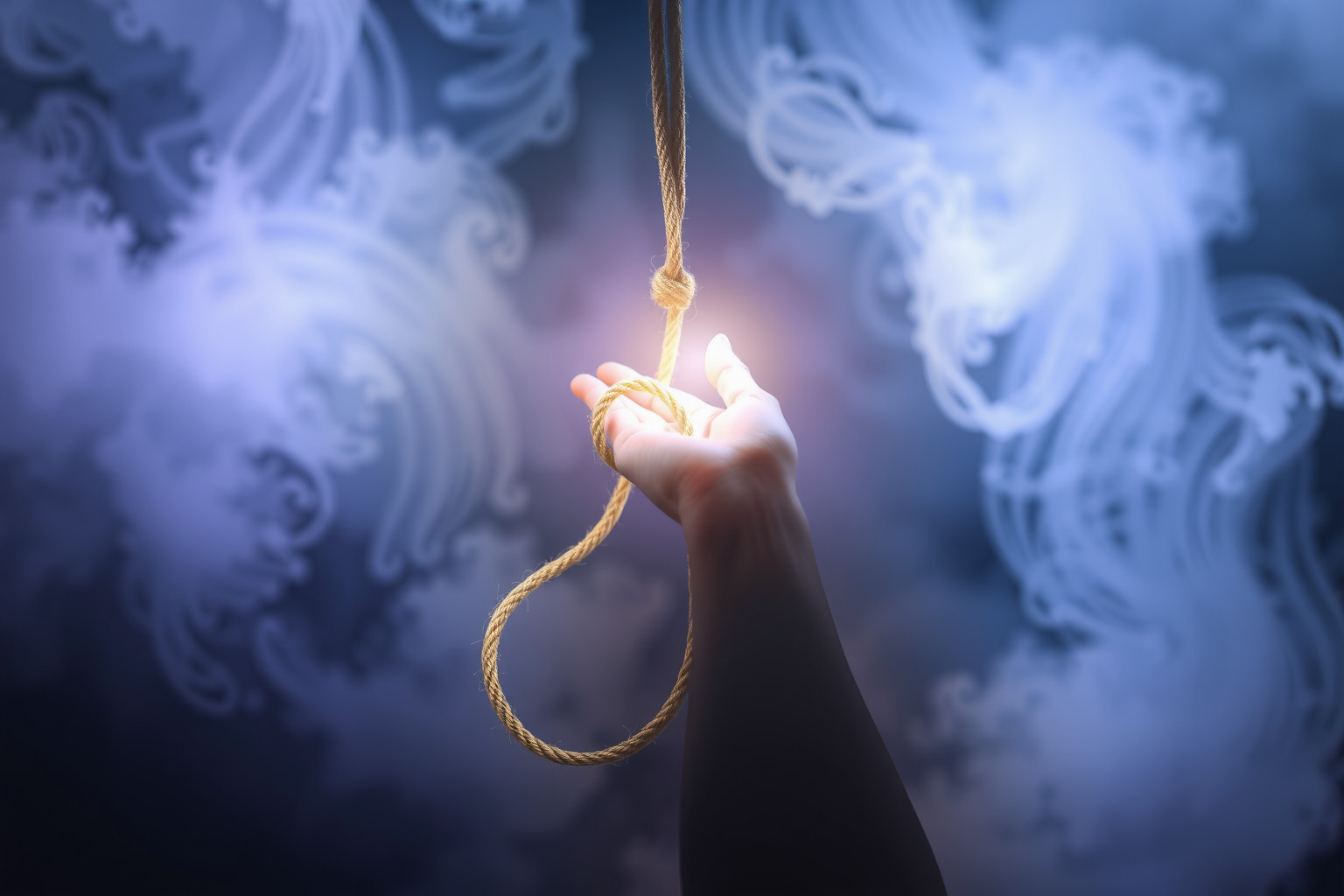 Sognare di tirare una corda di controllo indica desiderio di guidare.