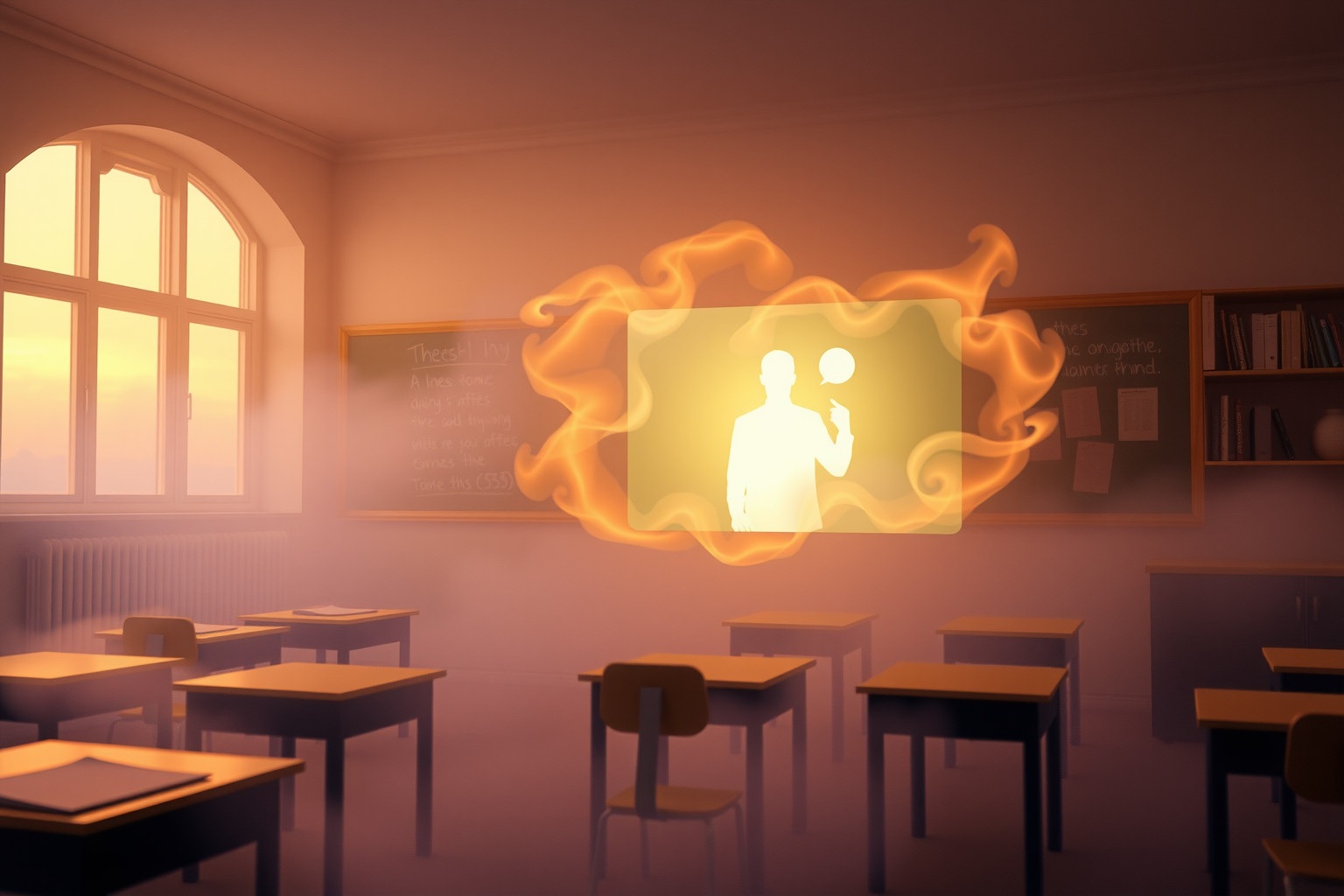 Sognare l’insegnante simboleggia desiderio di crescita e apprendimento.