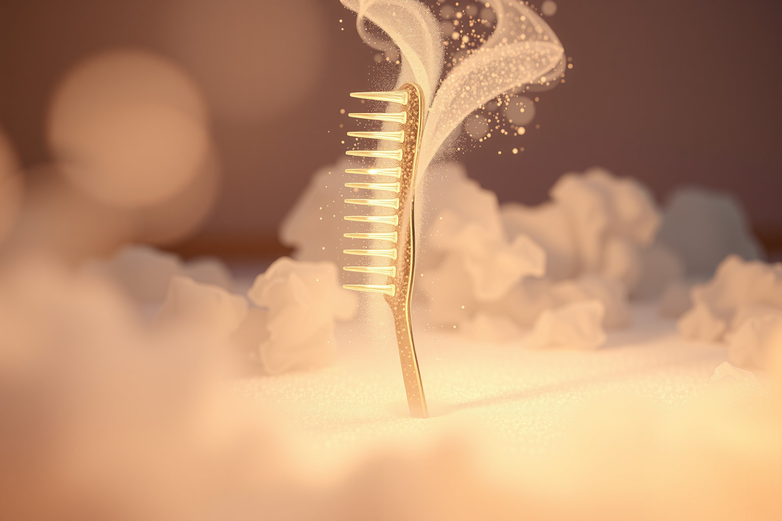 Sognare un pettine per la polvere simboleggia soluzioni nascoste.