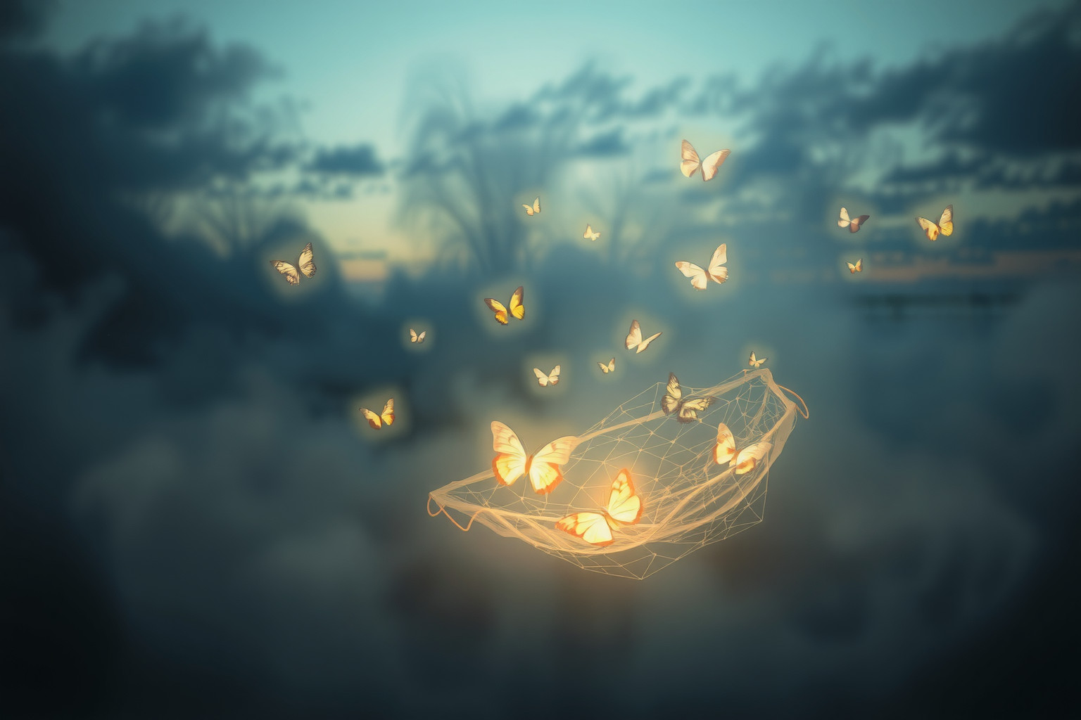 Sognare un raccoglifarfalle abbandonato simboleggia opportunità perdute.