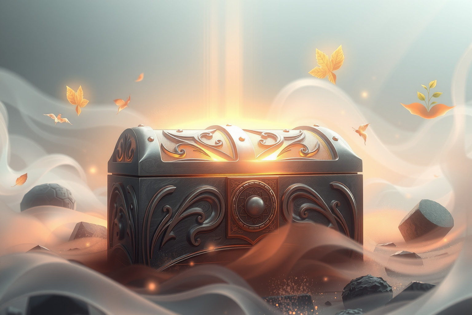 Sognare tesoro d’acciaio simboleggia forza e valore nascosto.