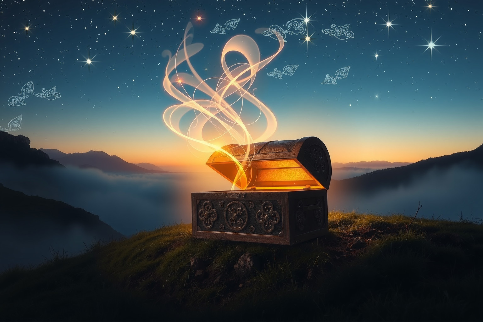 Trovare un tesoro in Scozia simboleggia ricchezza interiore nascosta.