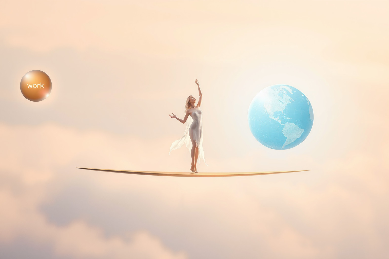 Sognare equilibrio lavoro-riposo riflette desiderio di armonia interiore.