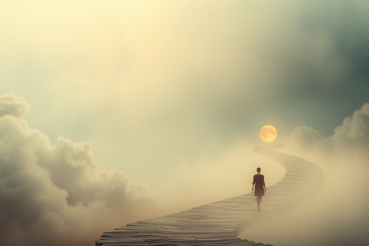 Sognare senza meta riflette il bisogno di trovare un nuovo percorso.