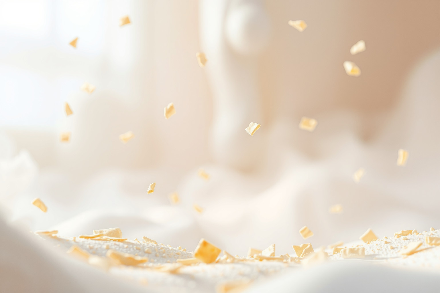 Sognare briciole sparse simboleggia confusione e mancanza di obiettivi.