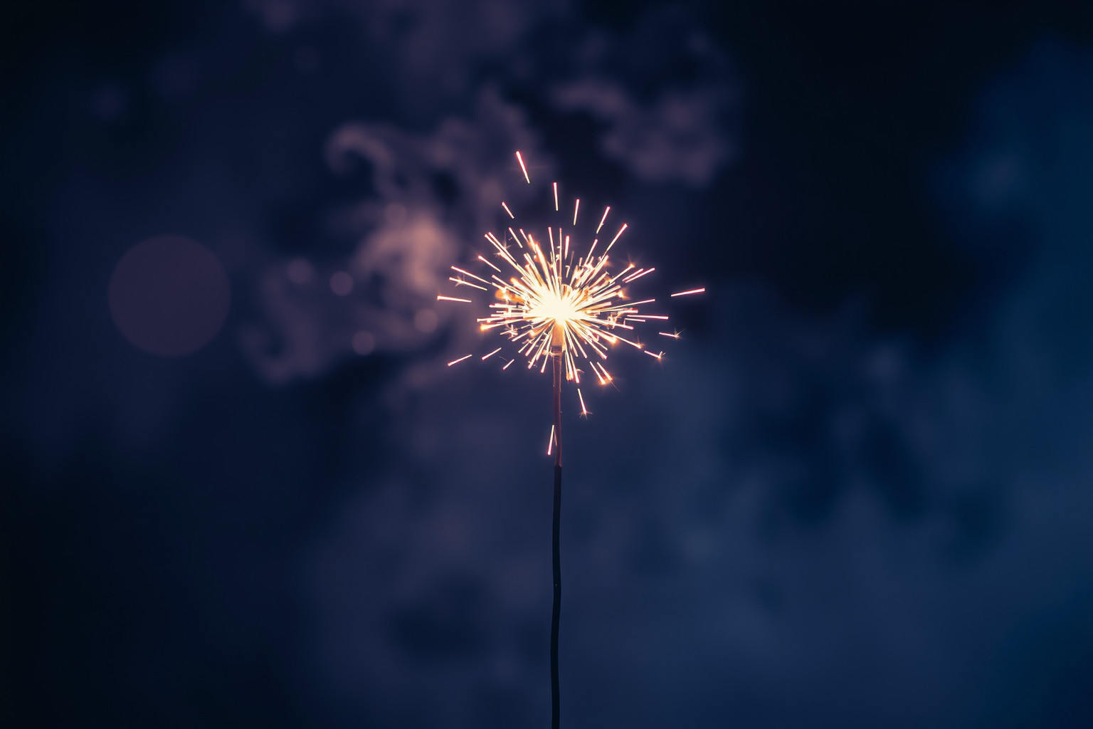 Sognare fuochi bengalesi che si spengono indica emozioni fugaci.