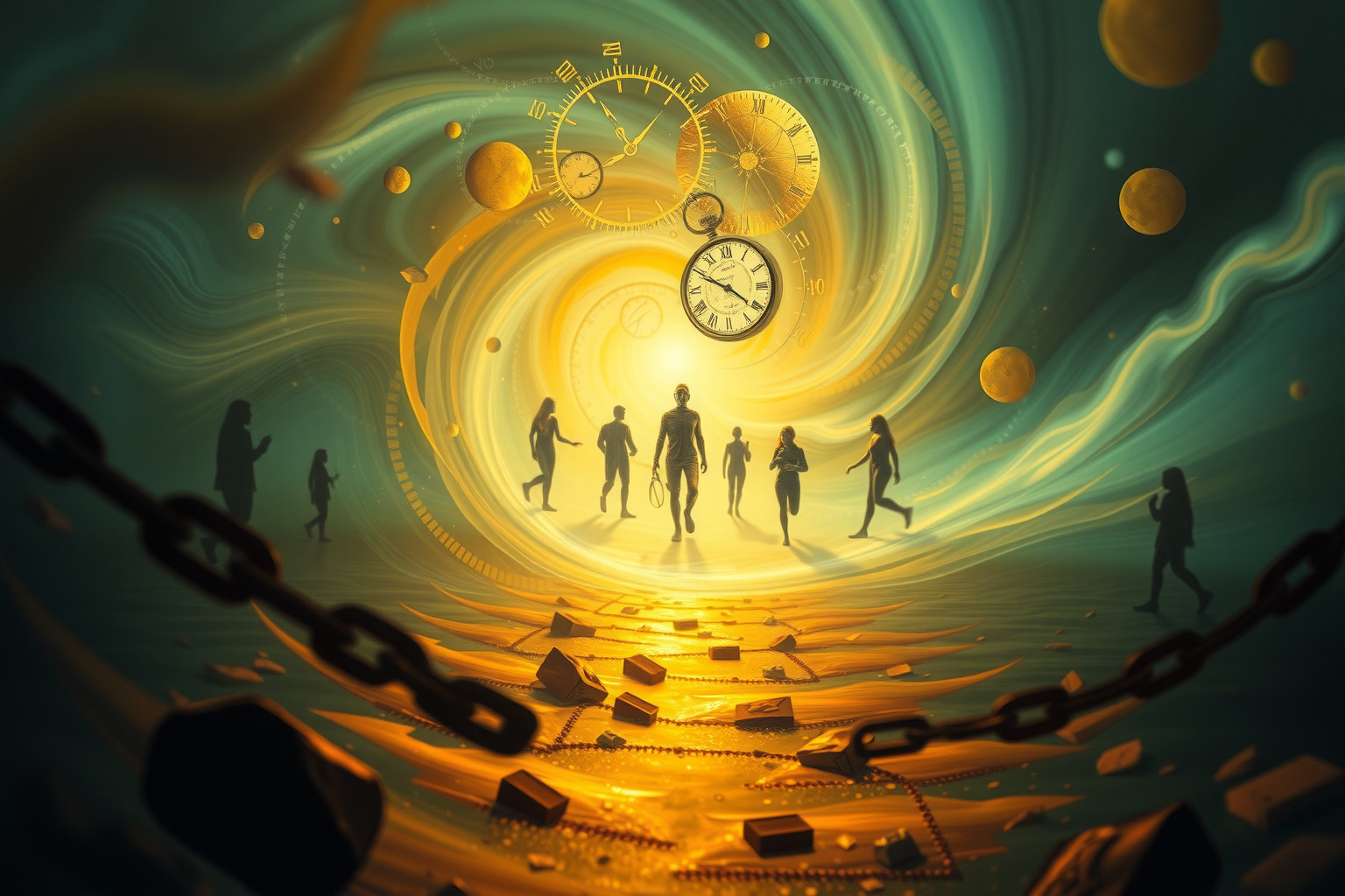 Sognare viaggiare nel tempo riflette il rimpianto di errori passati.