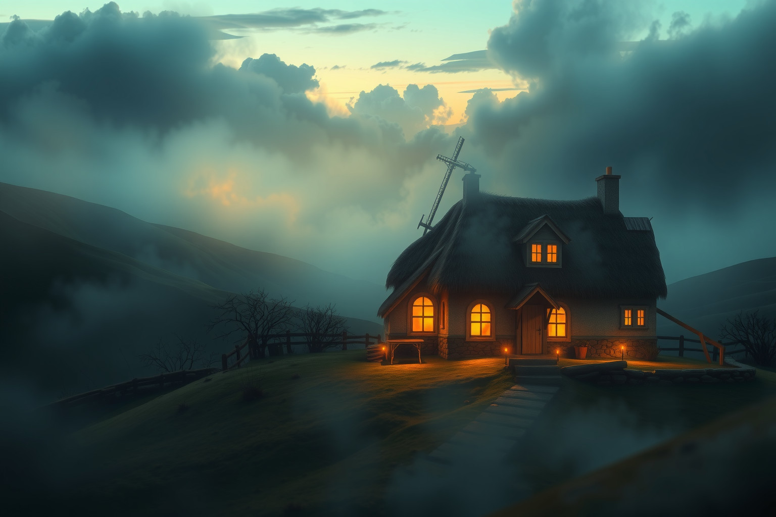 Sognare un cottage scozzese simboleggia desiderio di semplicità e radici.