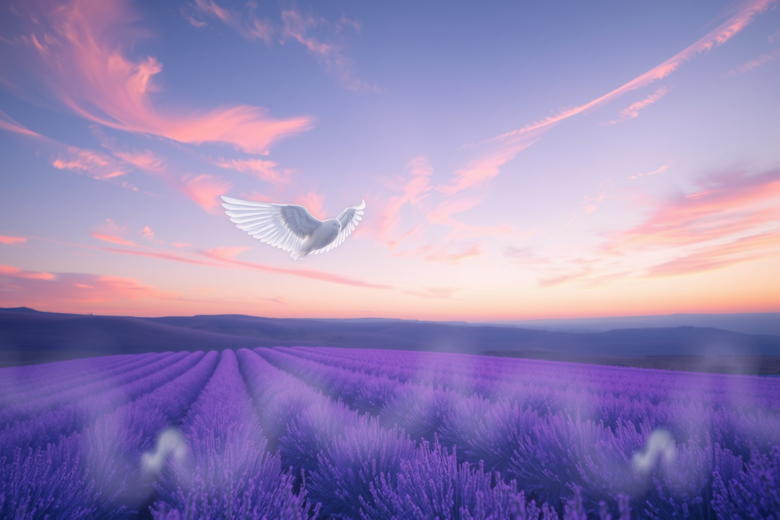 Sognare di volare su lavanda simboleggia fuga e pace interiore.
