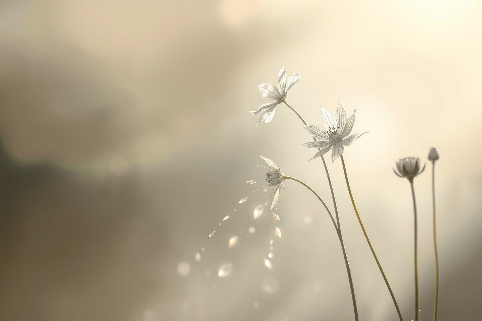 I fiori d'argento nei sogni simboleggiano bellezza effimera e trasformazione.