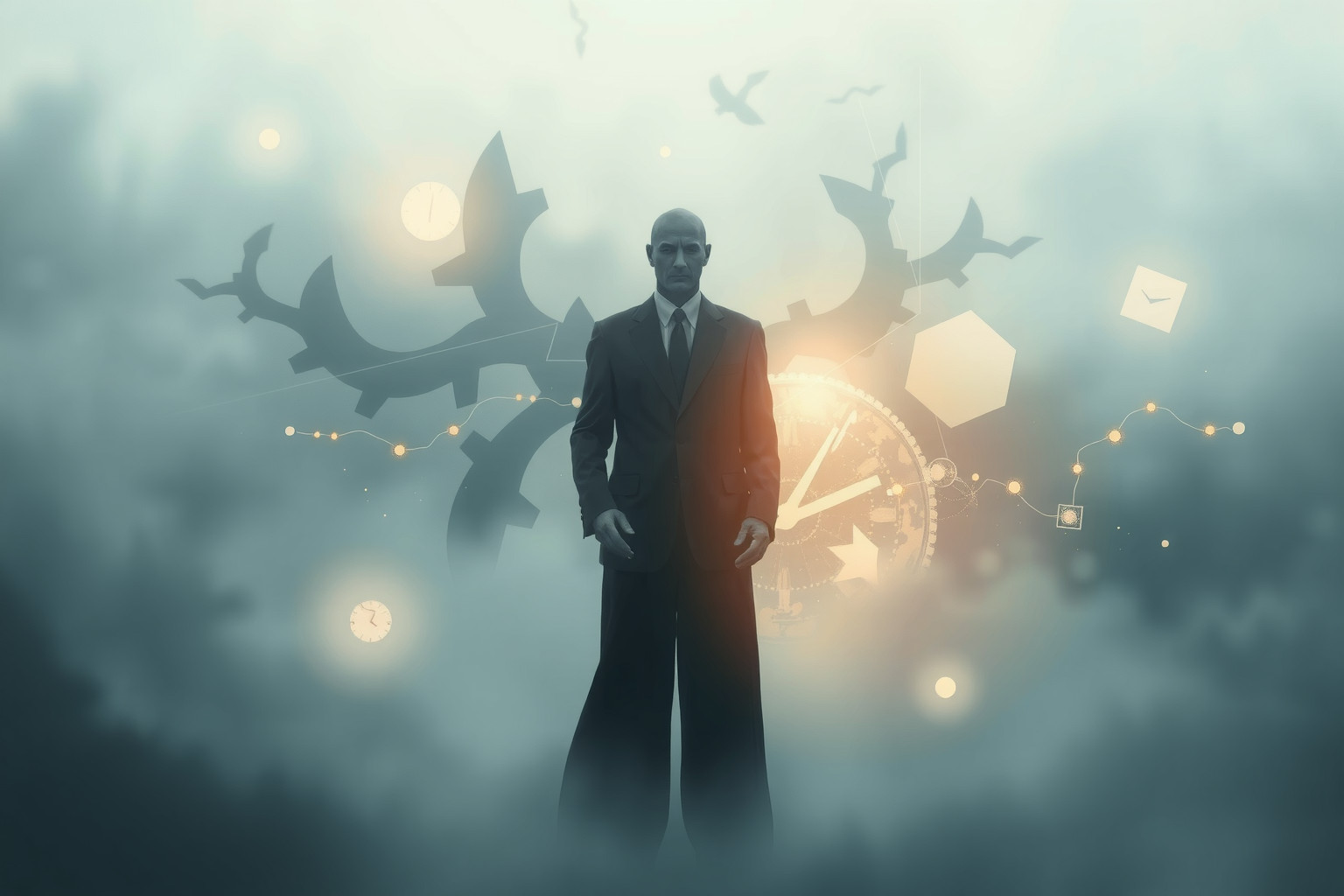 Sognare il direttore che si trasforma riflette cambiamenti nel potere.