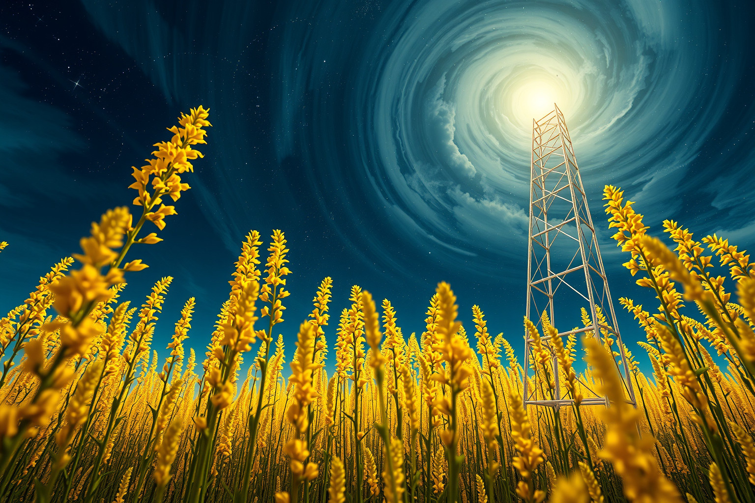 Sognare la colza alta simboleggia ambizioni elevate e sfide ardue.