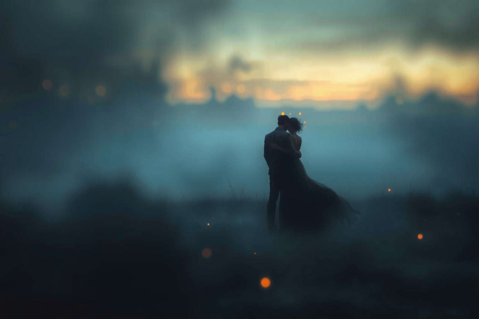 Sognare l'amante infelice riflette insicurezze nella relazione.