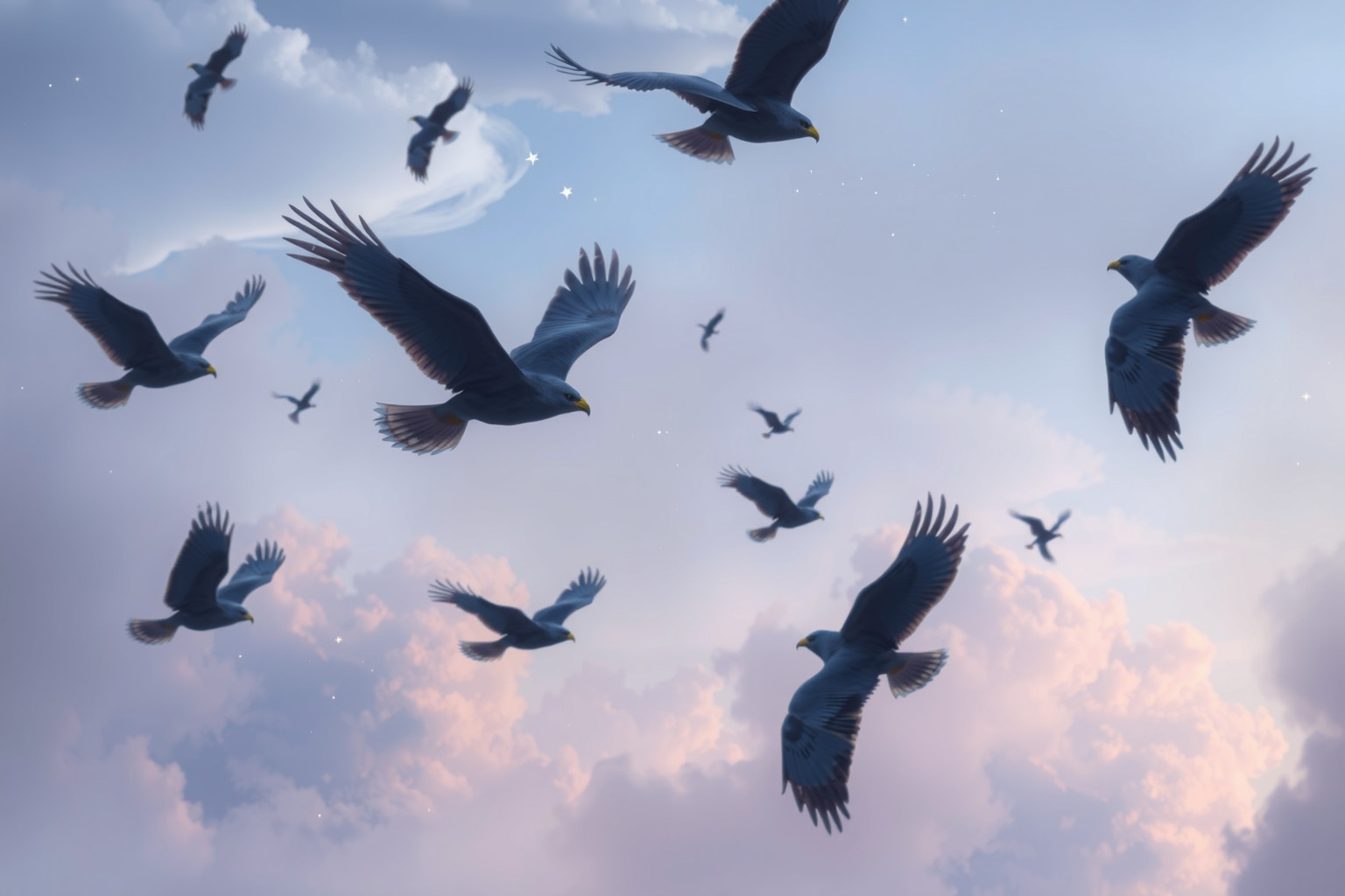 Sognare molti astori dal collare simboleggia forza e protezione.