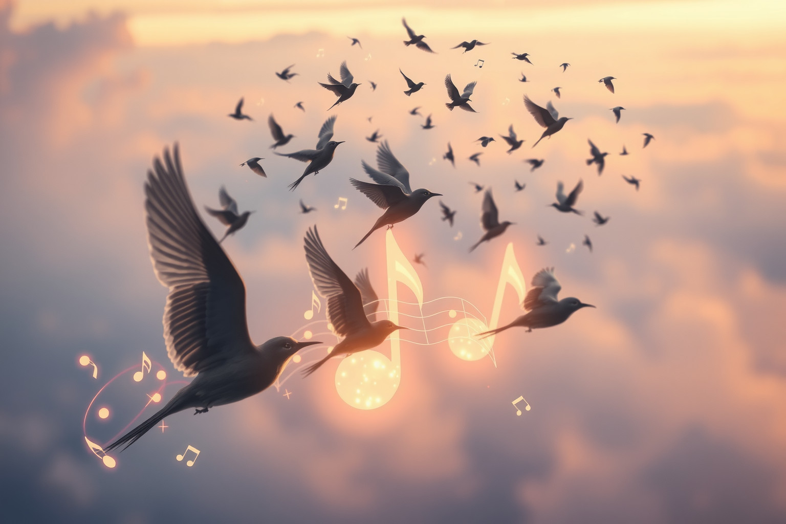 Sognare molti usignoli simboleggia armonia e gioia condivisa.